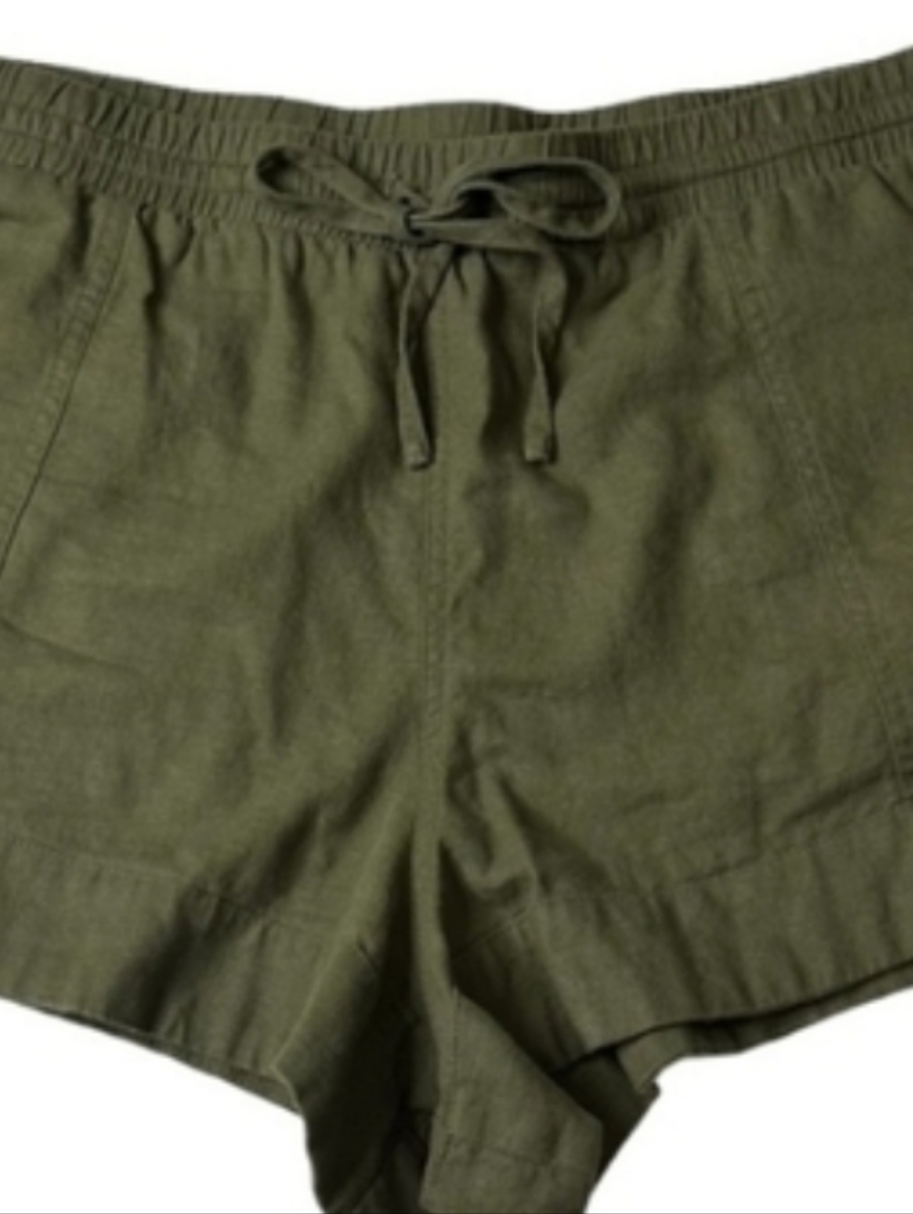 Universal Tread Linen Shorts Olive Green